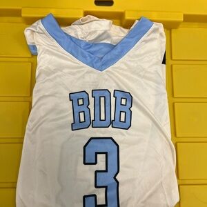 OFF-White and Blue Basketball Sports Jersey